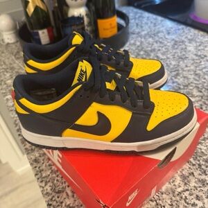 Nike Black and Yellow Athletic Shoes
